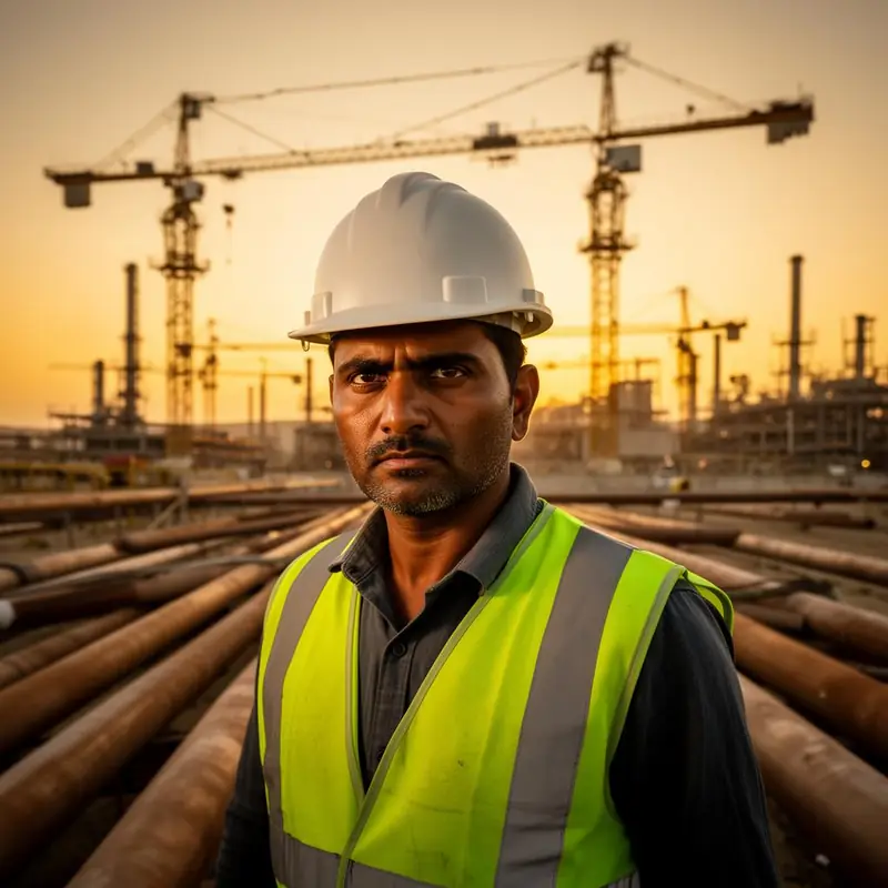 Indian worker employed in Azerbaijan